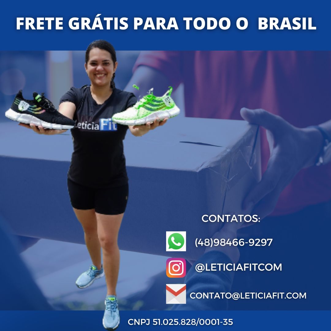 FRETE GRÁTIS tênis new sport 33y LOJA LETICIAFIT.COM